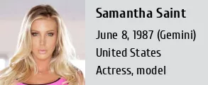 Samantha Saint Biography