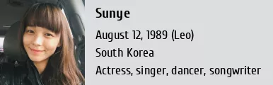 Sunye Min - Age, Family, Bio