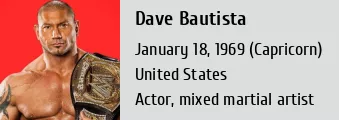 ▷ Dave Bautista - Idade, Altura e Peso (Biografia)