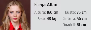 Freya Allan • Altura, Peso, Medidas do corpo, Idade, Biografia, Wiki