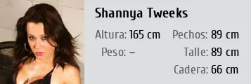 Shannya Tweeks Estatura Altura Peso Medidas Edad Biograf A Wiki
