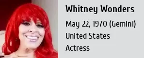 Whitney Wonders Pics
