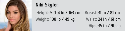 Niki Skyler • Height, Weight, Size, Body Measurements, Biography, Wiki, Age